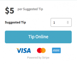 Tip Online with Your Phone